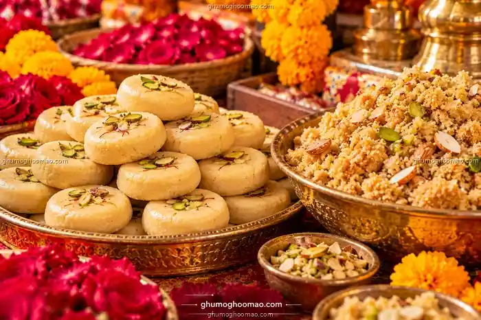 खाटू श्याम जी के लिए मावा पेड़ा और चूरमा
