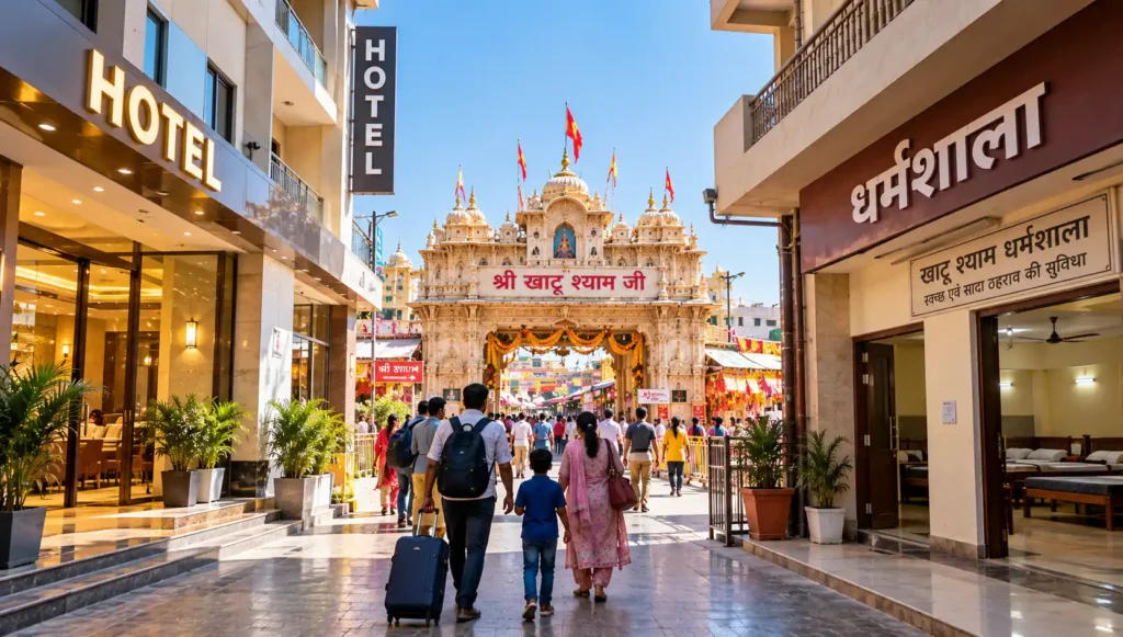 October 16, 2026 खाटू श्याम जी के आसपास के होटल्स और धर्मशालाएं: कहाँ रुकें
